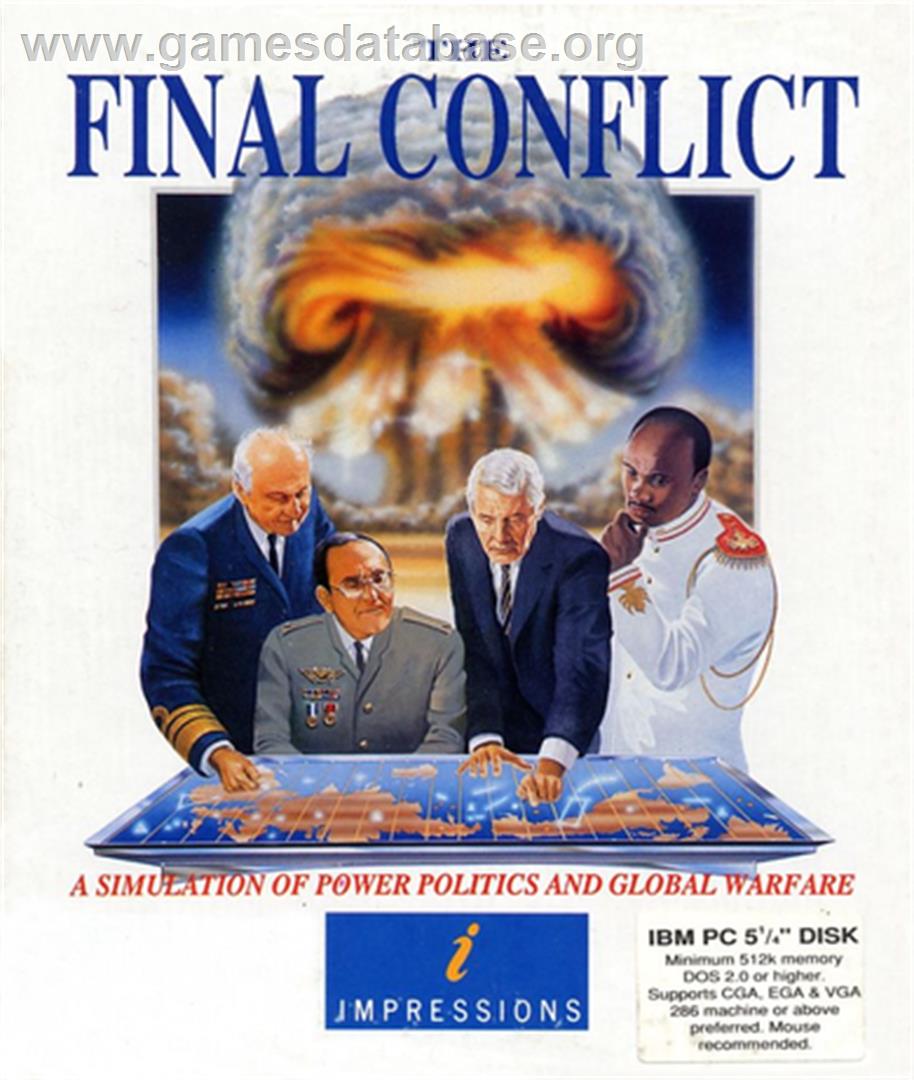 Final Conflict, The - Microsoft DOS - Artwork - Box